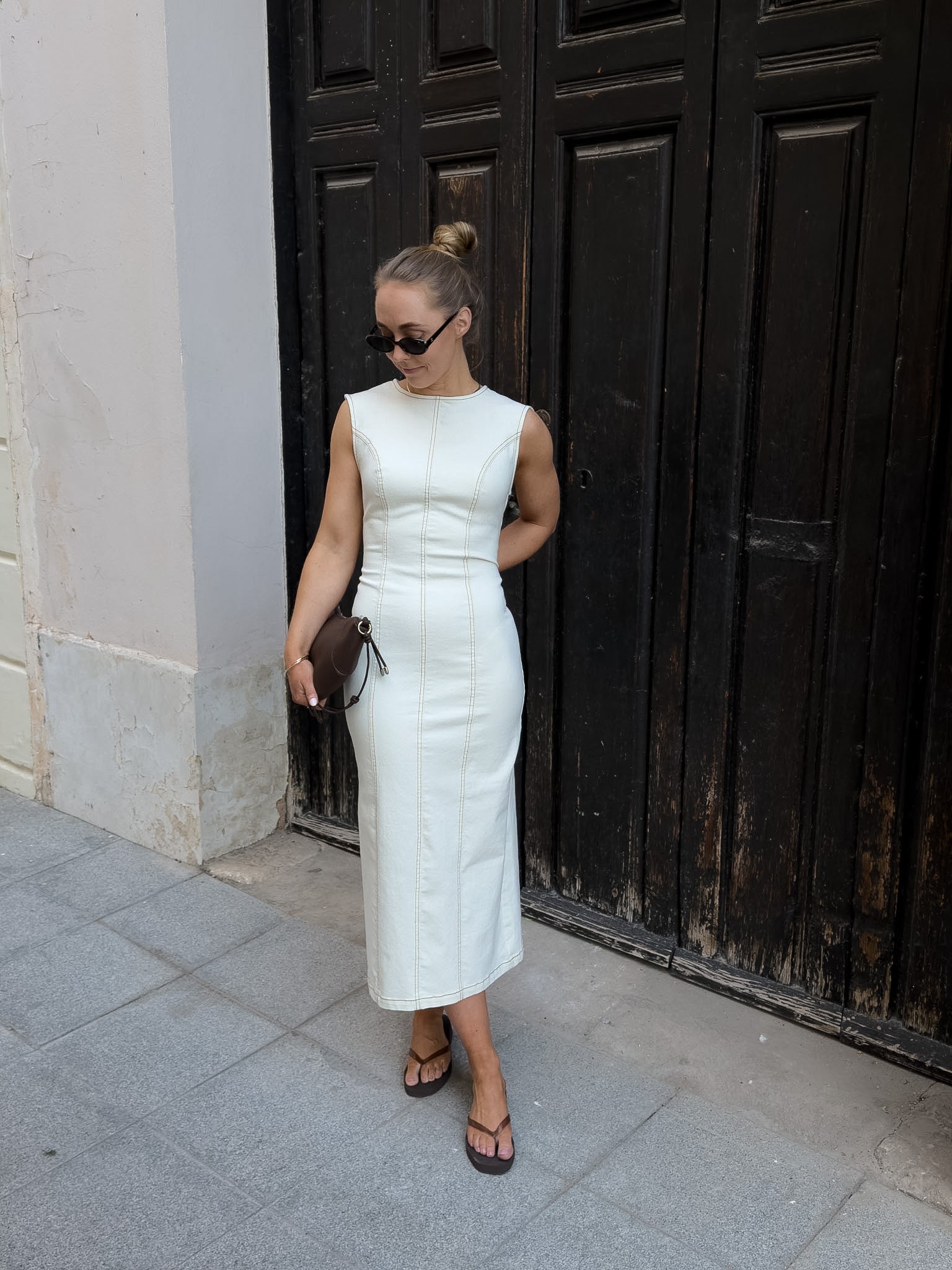 PCFRANNA Long Dress - Sweet Corn
